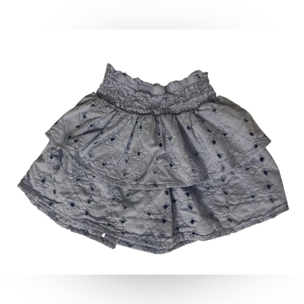 Abercrombie Kids Silver Layered Skirt